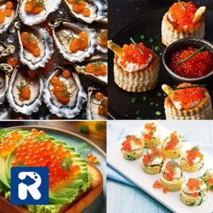 طرز پخت خاویار ماهی قزل آلا