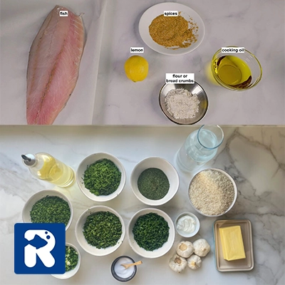 مواد لازم سبزی پلو با ماهی