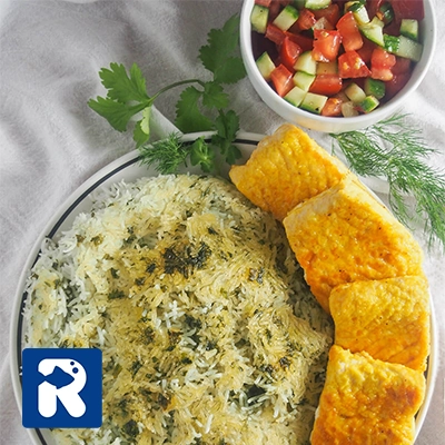 پیشنهادات سرو سبزی پلو با ماهی
