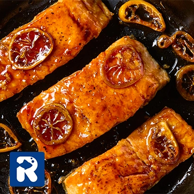 طرز تهیه ماهی سالمون نروژی با روغن زیتون، لیموترش و سس سویا
